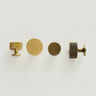 BASE Knurled Brass Door Knobs