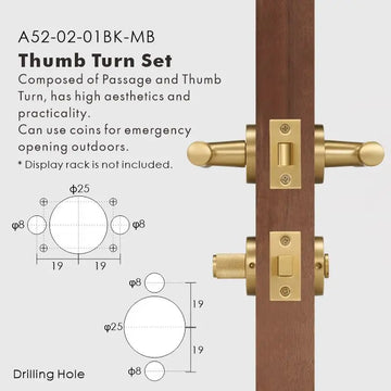 Privacy Set – Thumb Turn